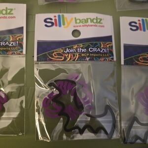 Purple and Black Shaped Bands